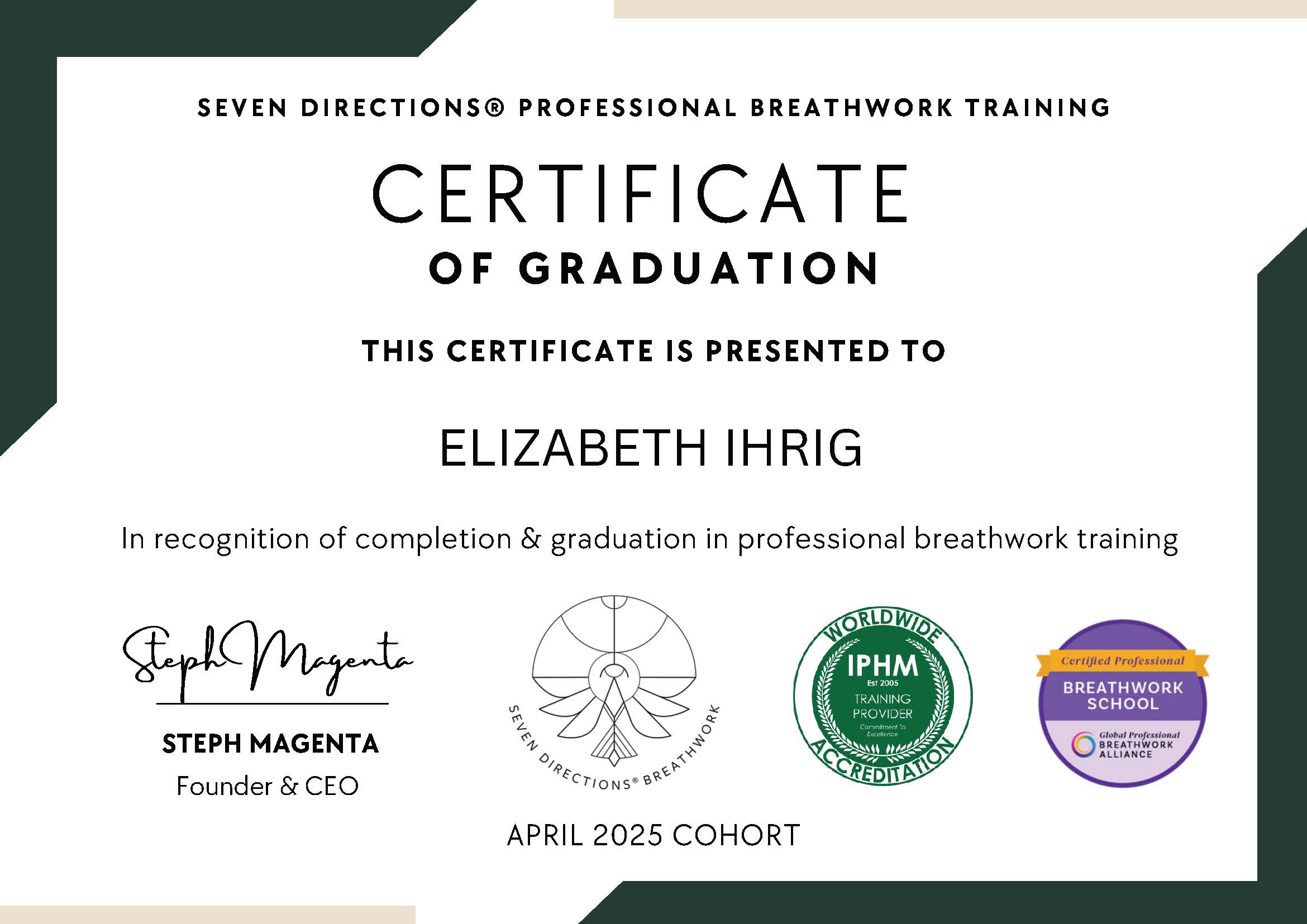 Graduation ElizabethI