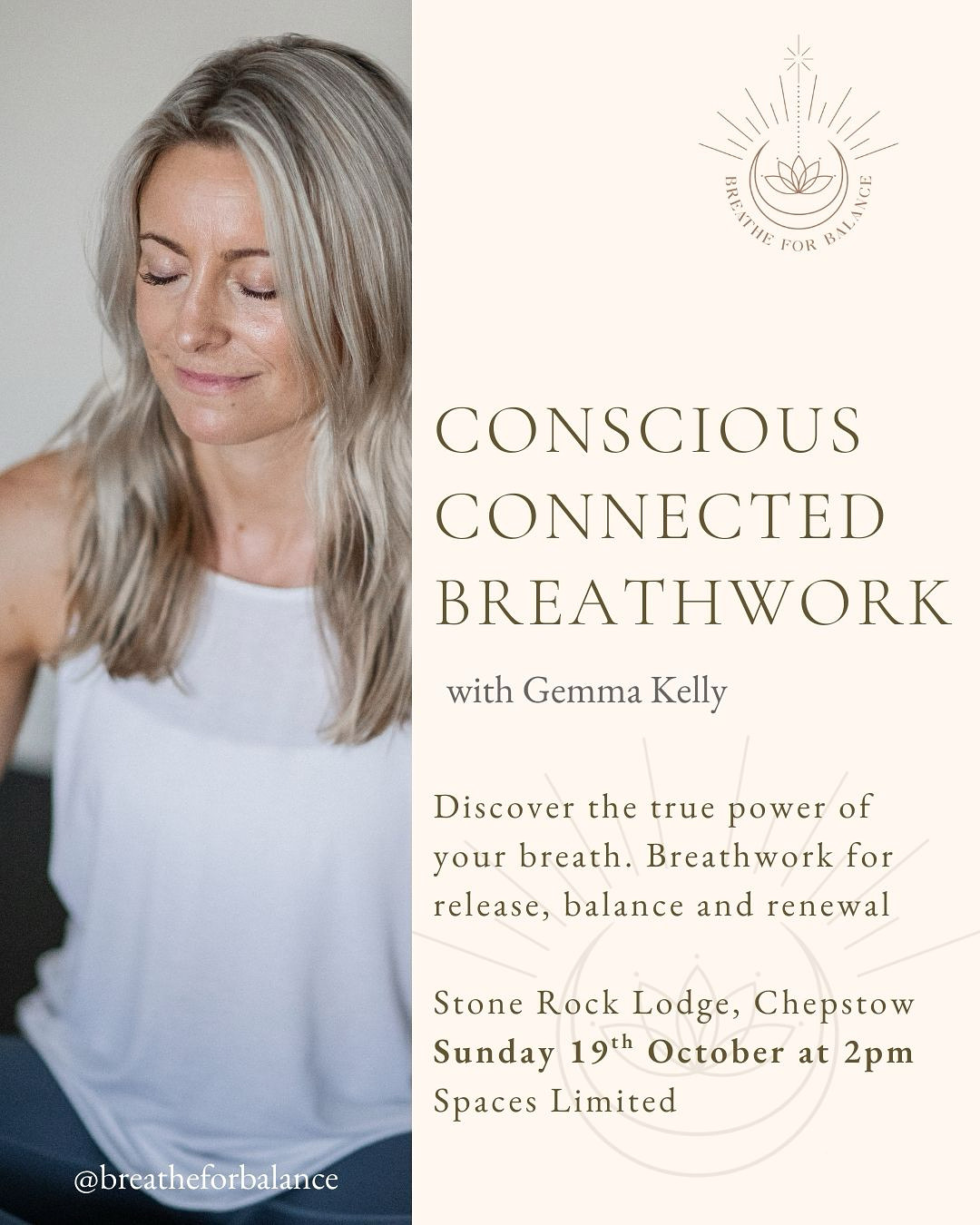Conscious Connected Breathwork with Gemma Kelly